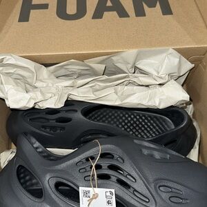 Black Foam Slip-On Shoes